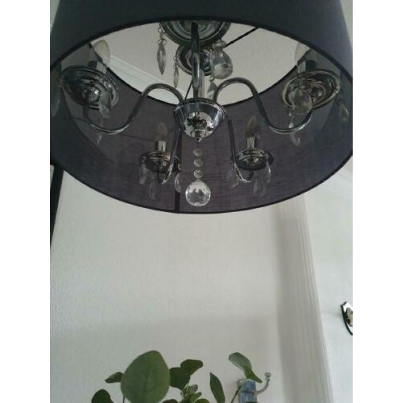 Landelijke stoere kroonluchter met kap