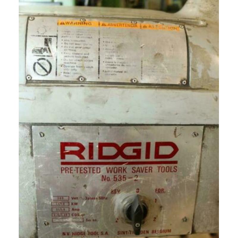 draadsnijmachine Ridgit type 535