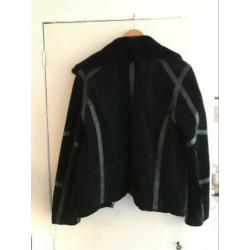 Zara Man leren jasje maat L