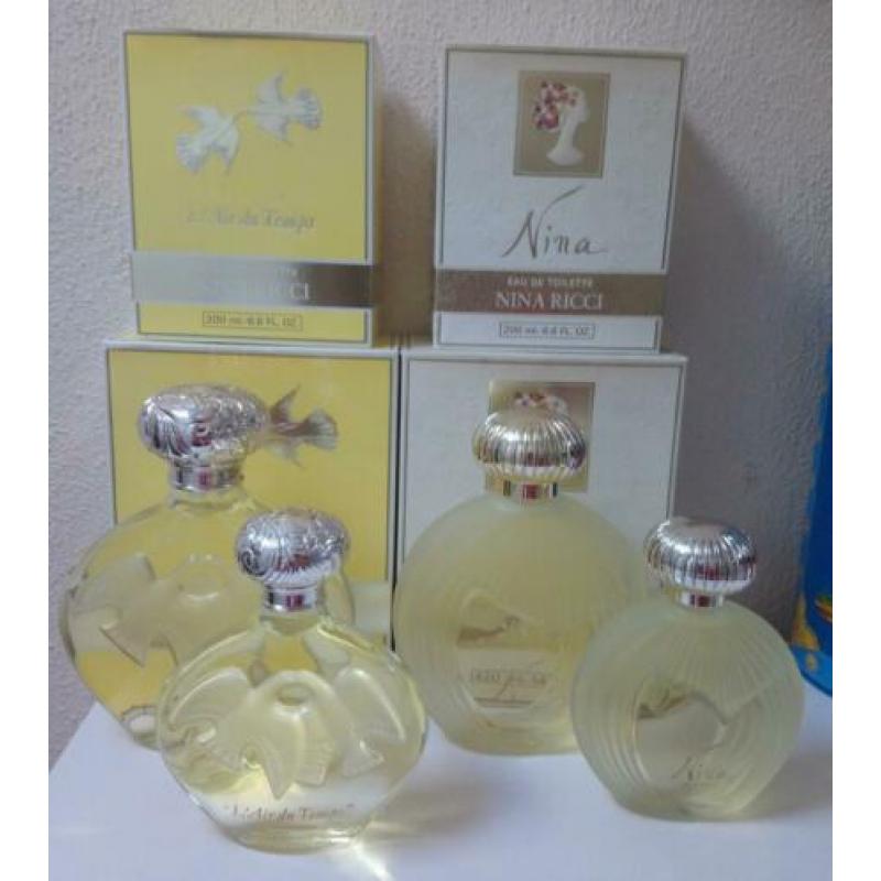 Nina Ricci factice flessen decoratie parfumfles