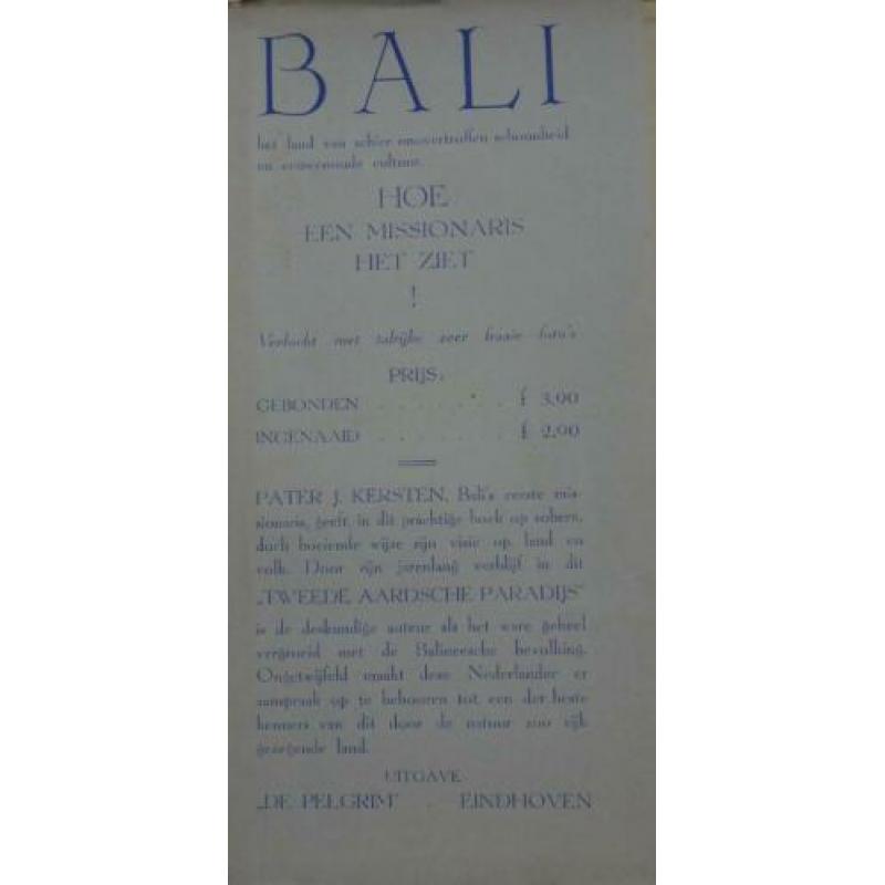 Bali J. Kersten 1940