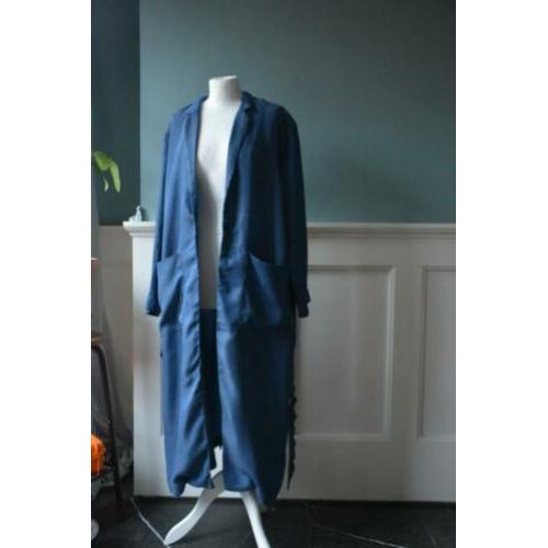 Lange dunne denim conscious zomer jas