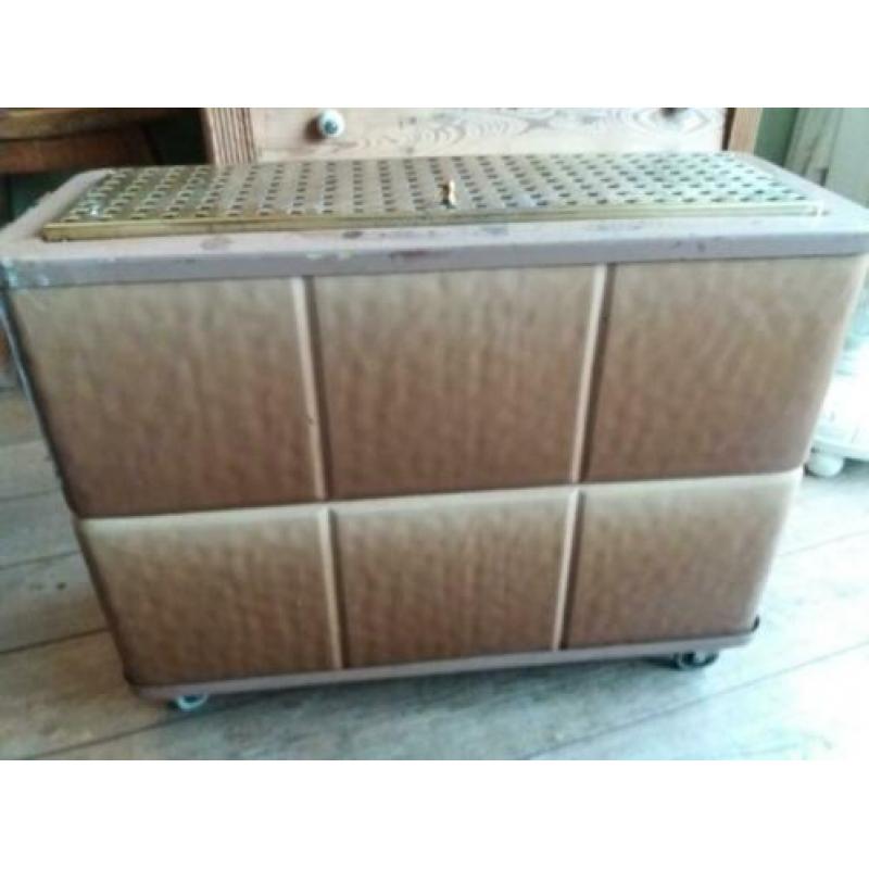 Vintage/retro koperen werkplaats /thuis kachel