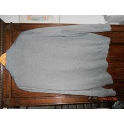 CASA MODA vest/rits. Grijs. Maat XL