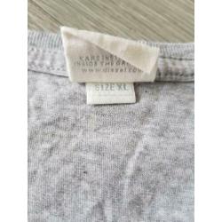 DIESEL grijze top/ longsleeve maat XL (164/170) (PB250)