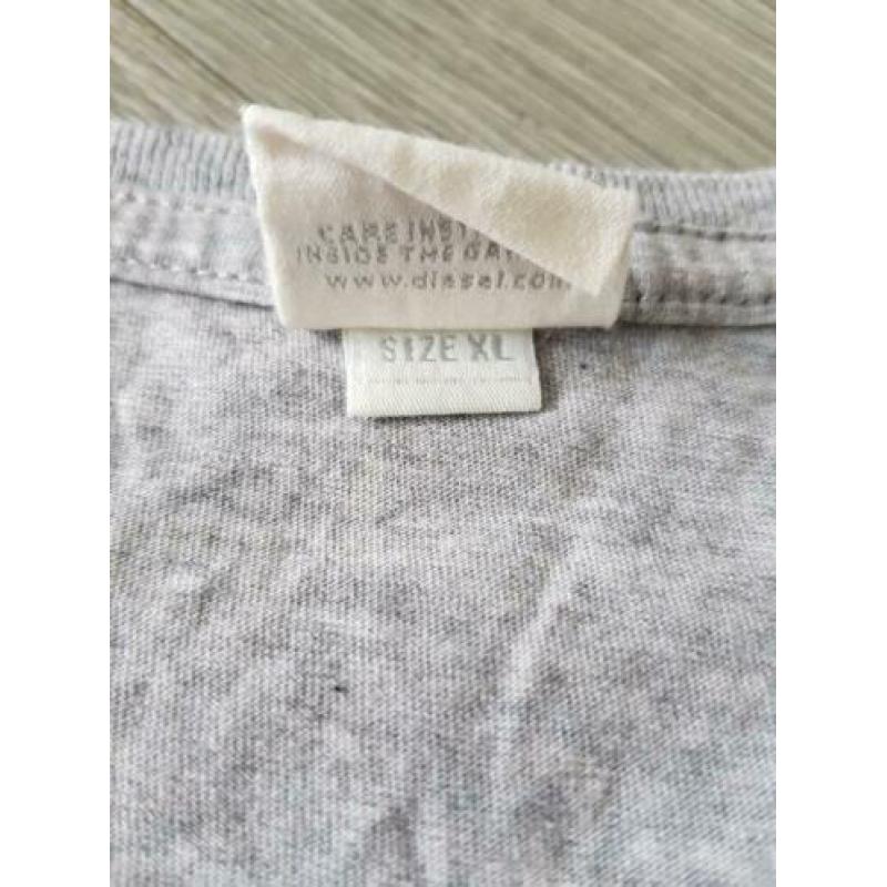 DIESEL grijze top/ longsleeve maat XL (164/170) (PB250)