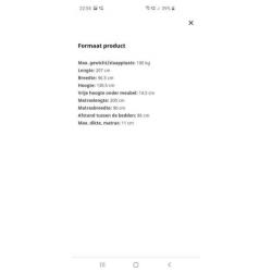 Stapelbed Ikea Tuffing 90 x 200 grijs