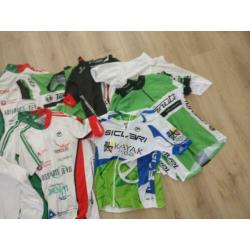 Diverse fiets kleding