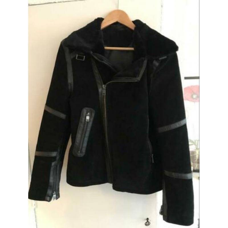 Zara Man leren jasje maat L