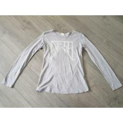 DIESEL grijze top/ longsleeve maat XL (164/170) (PB250)
