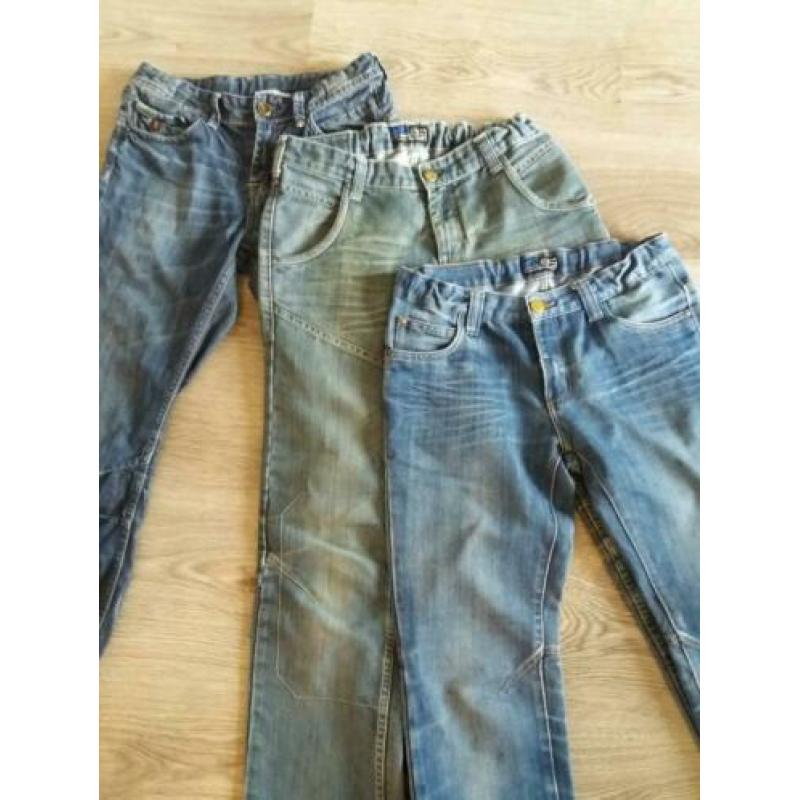3 spijkerbroeken / jeans maat 176