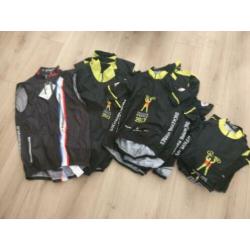 Diverse fiets kleding
