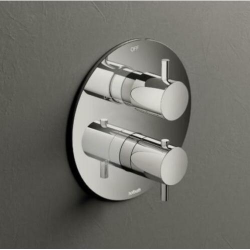Hotbath Buddy thermostaat inbouw met 2 weg omstel chroom