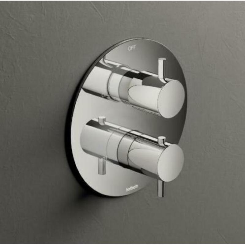 Hotbath Buddy thermostaat inbouw met 2 weg omstel chroom
