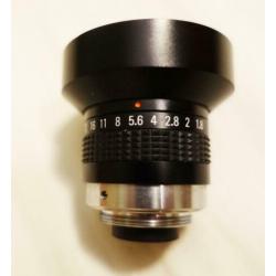 Pentax Cosmicar 6.5mm 1.8 Ultra-Wide C-lens voor BMPCC Bolex