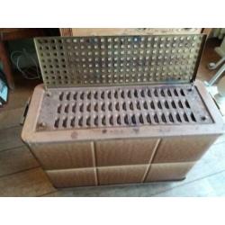 Vintage/retro koperen werkplaats /thuis kachel