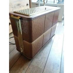 Vintage/retro koperen werkplaats /thuis kachel