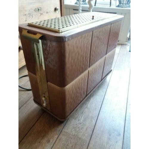 Vintage/retro koperen werkplaats /thuis kachel