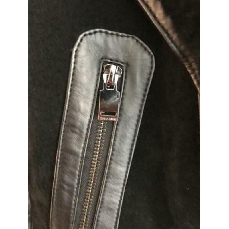 Zara Man leren jasje maat L