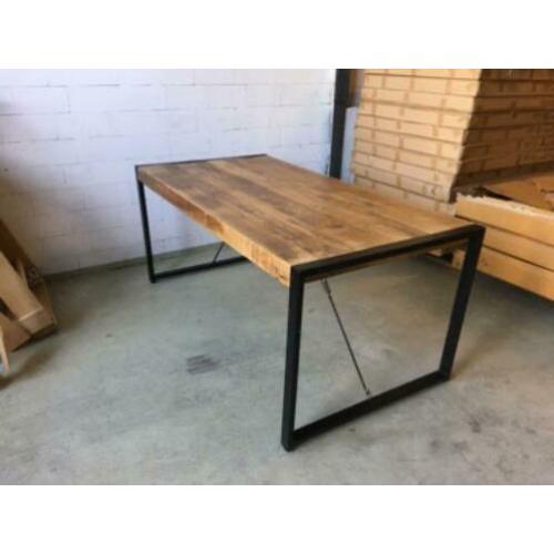 Nieuwe eettafel mangohout 2 m gratis thuisbezorgd
