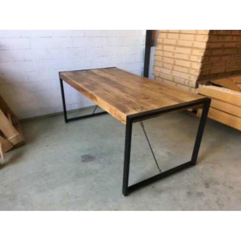 Nieuwe eettafel mangohout 2 m gratis thuisbezorgd