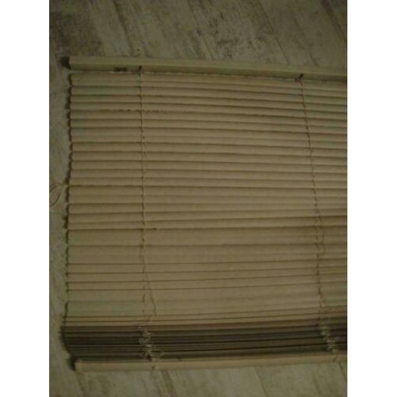 Lamellen horizontaal licht beige kunststof 180 x 120 cm.