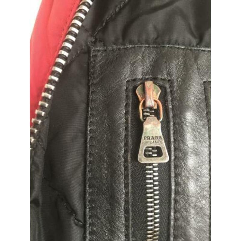 Prada deels wollen vest zomer jas maat 48 zgan