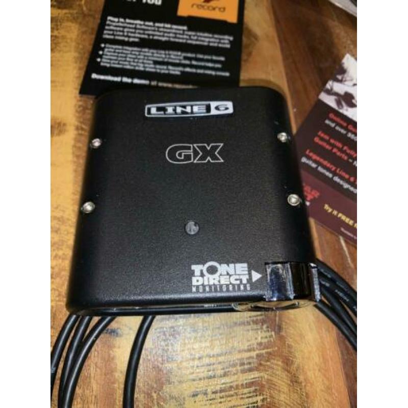 Line 6 Pod studio GX (Bas)gitaar naar computer interface