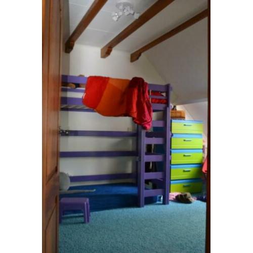 Kwalitatieve goede hoogslaper incl matras 90 x 200