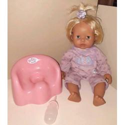 Chou Chou plaspop met slaapogen en 'echt' haar.Zapf Creation