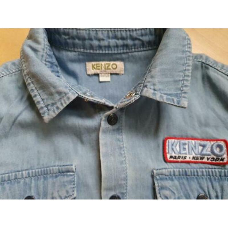 Kenzo spijkerbloese, maat 128.