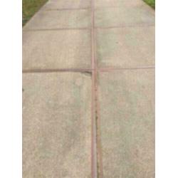 betonplaten gebruikt