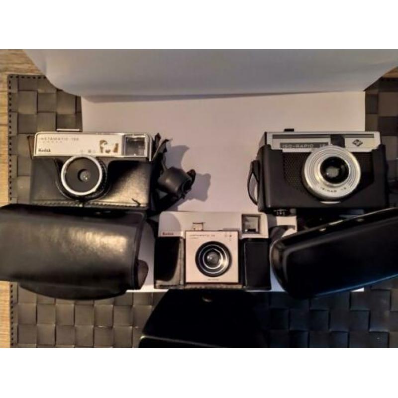 3 mooie oude analoge foto camera's