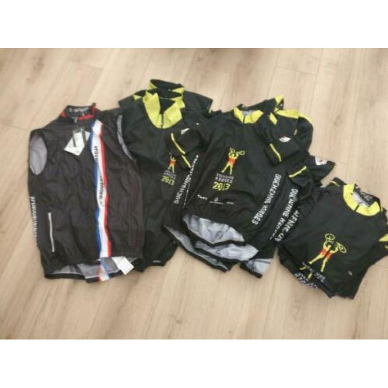 Diverse fiets kleding
