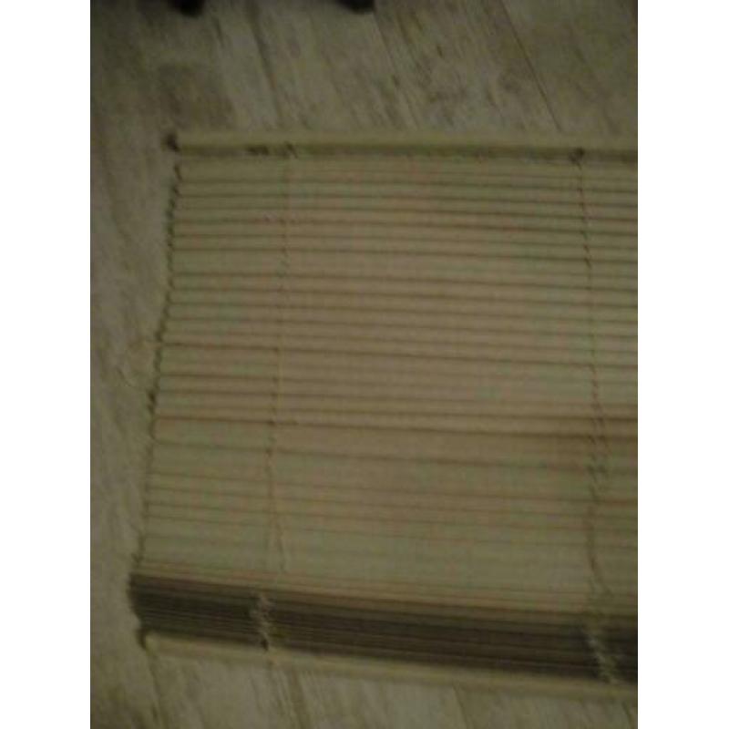 Lamellen horizontaal licht beige kunststof 180 x 120 cm.