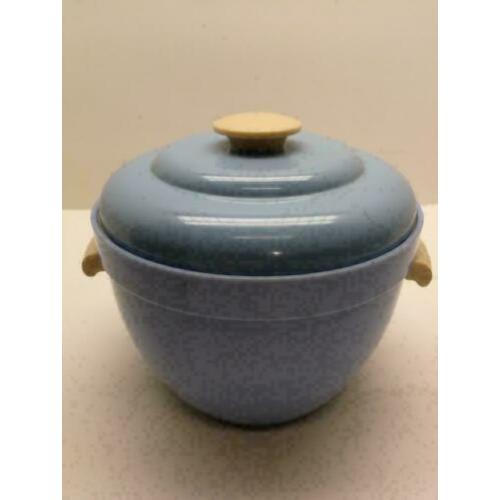 Thermos Ice Bucket, vintage, lichtblauw bakeliet, jaren 50