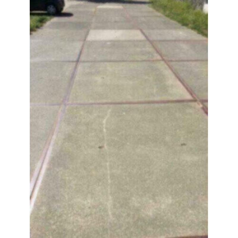 betonplaten gebruikt