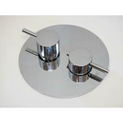 Hotbath Buddy thermostaat inbouw met 2 weg omstel chroom