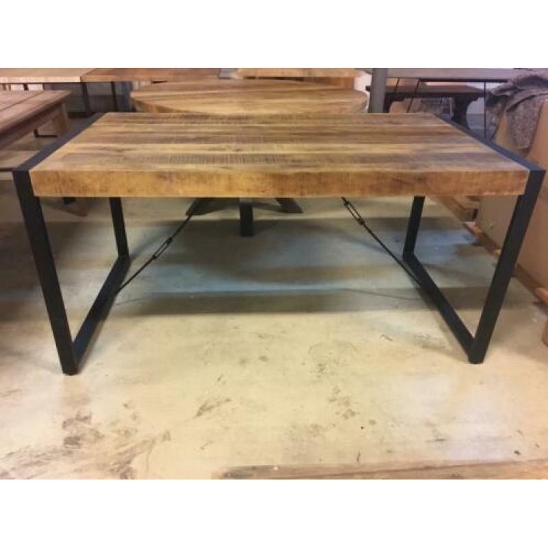 Nieuwe eettafel mangohout 2 m gratis thuisbezorgd