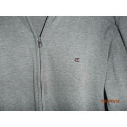 CASA MODA vest/rits. Grijs. Maat XL