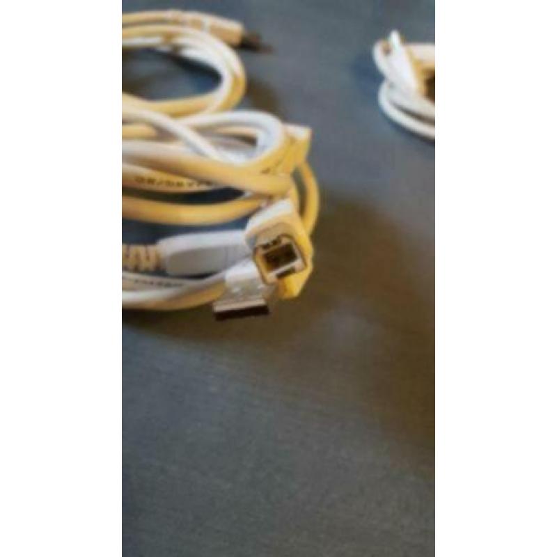 printer- usb kabel apparatuur -usb aansluiting kabels