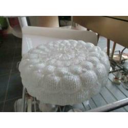 plafondlamp bloem glas retro jaren 60 70 design 26 cm