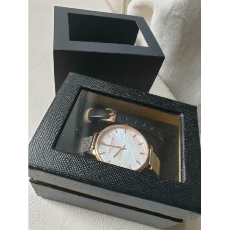 Nieuw! Ted Baker dames horloge zilverkleurig