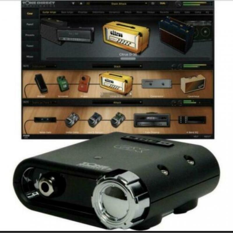 Line 6 Pod studio GX (Bas)gitaar naar computer interface