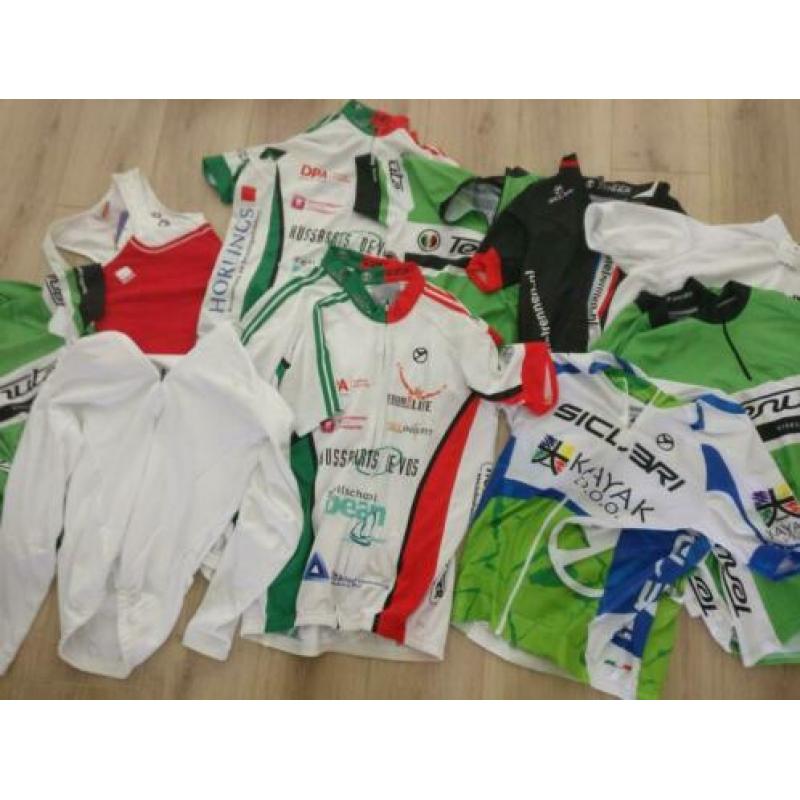 Diverse fiets kleding