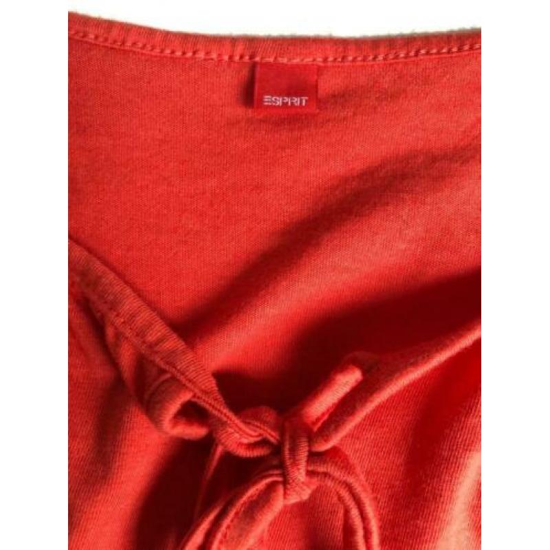 Nieuw t shirt shirt topje Esprit maat 36 Small rood