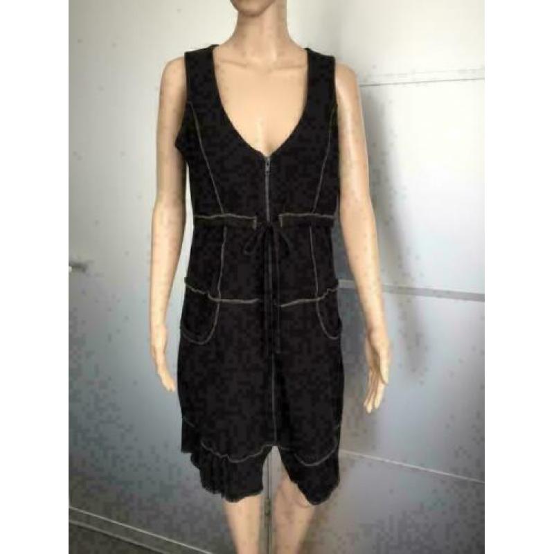 B1314 DIDI set: zwart jasje+jurk colbert blazer Maat M=38-40