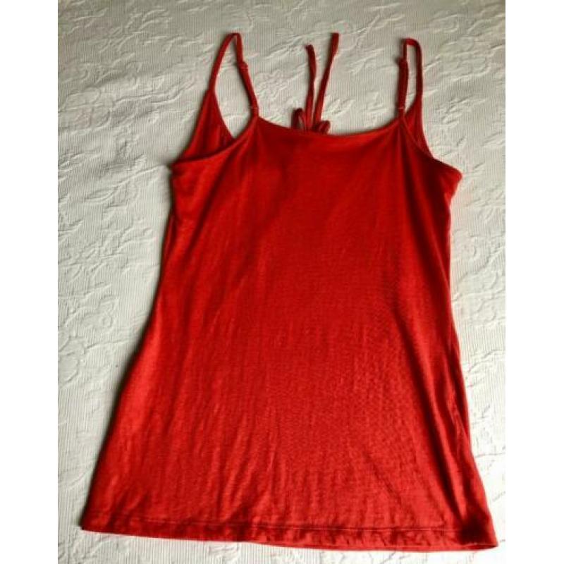 Nieuw t shirt shirt topje Esprit maat 36 Small rood