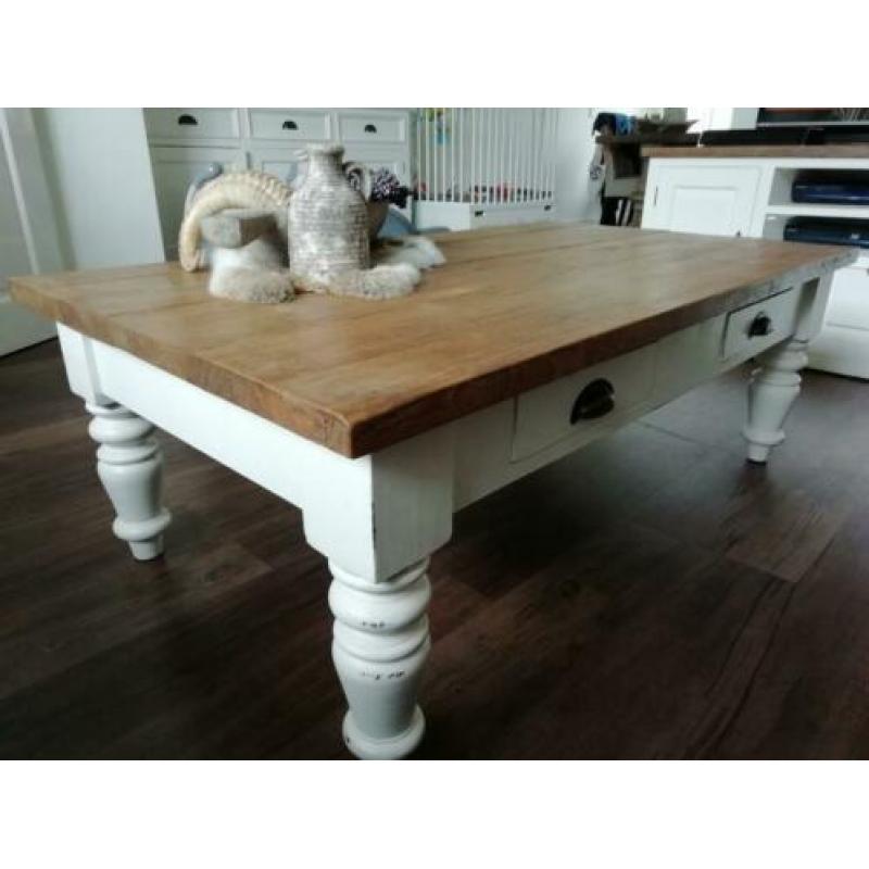 Teak houten salon tafel