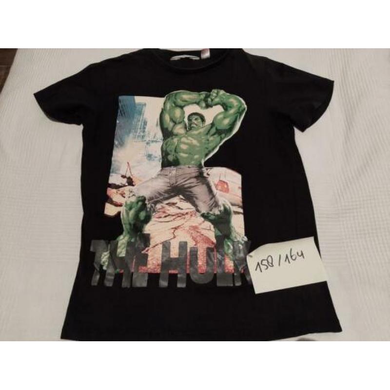 Te koop pakket marvel shirts jongens 158/164